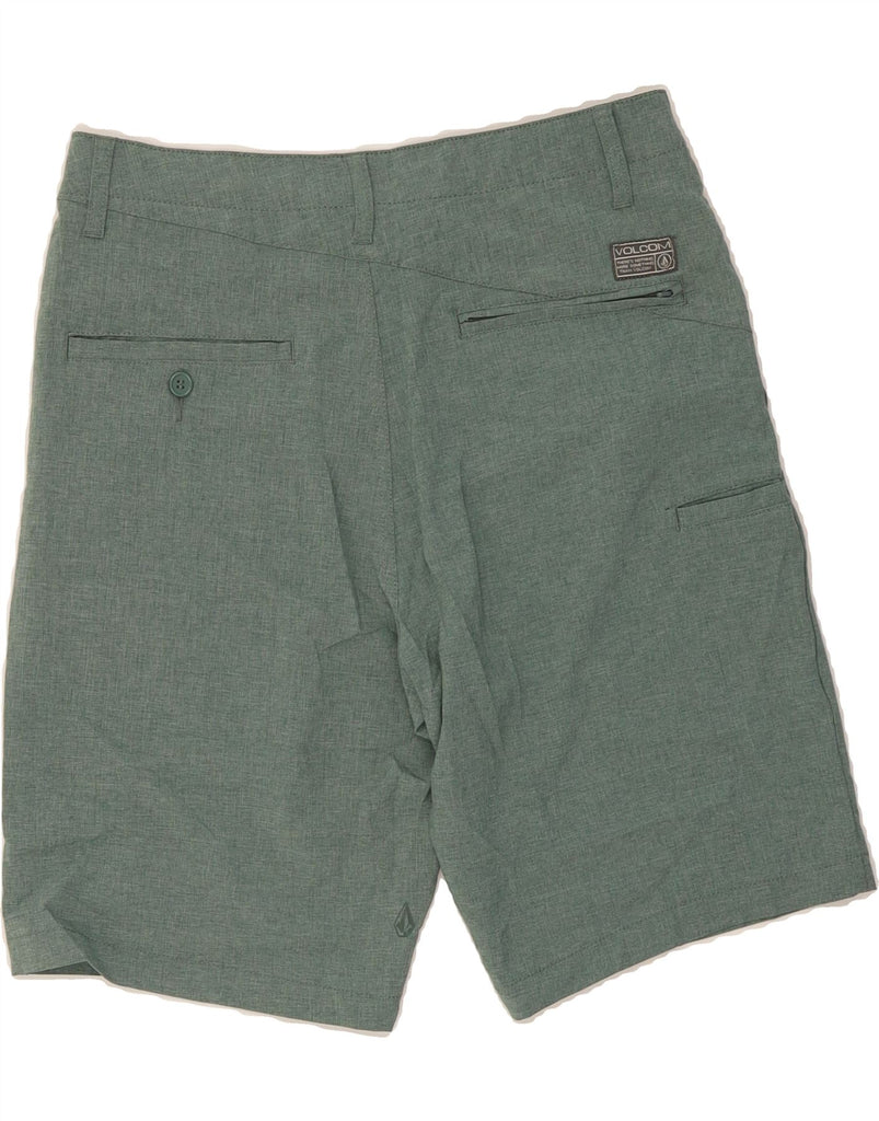 VOLCOM Mens Cargo Shorts W30 Medium Green Polyester Vintage Volcom and Second-Hand Volcom from Messina Hembry 