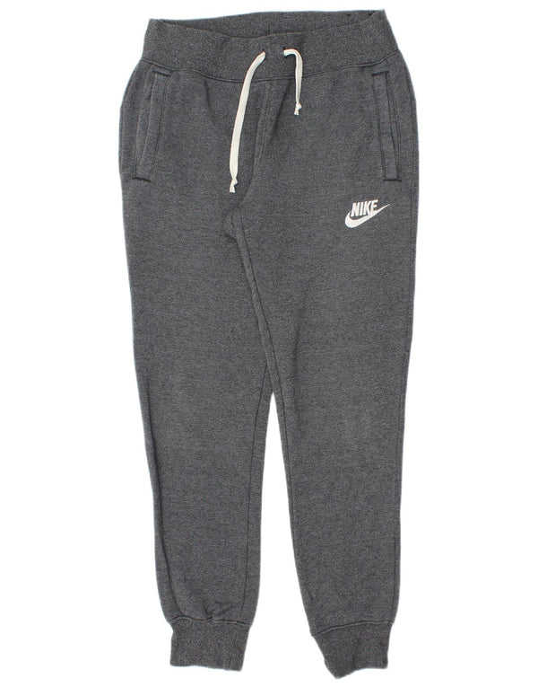 Nike Mens Tracksuit Trousers Joggers Small Grey Cotton