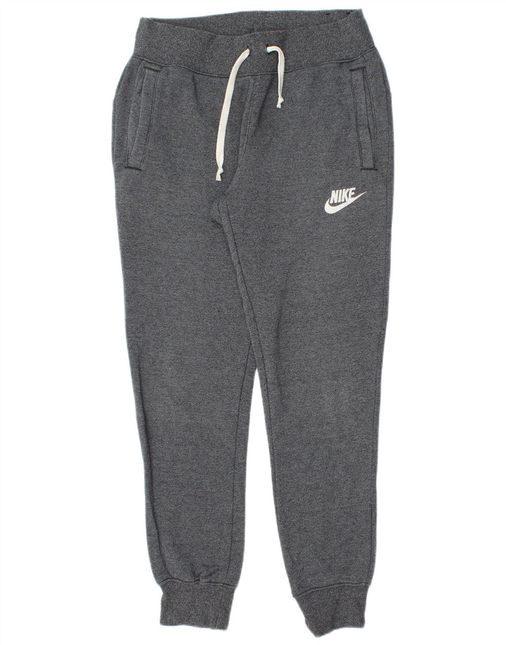 Nike Mens Tracksuit Trousers Joggers Small Grey Cotton