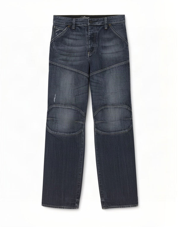 G-Star Mens Distressed Loose Jeans W33 L29 Blue Cotton