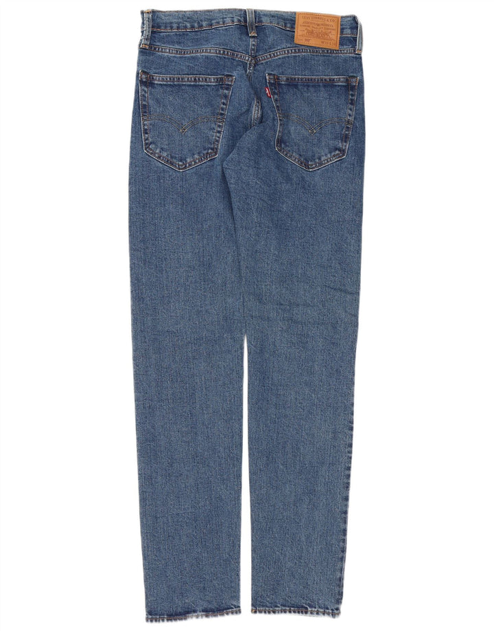 LEVI'S Mens 502 Tapered Jeans W30 L34 Blue Cotton