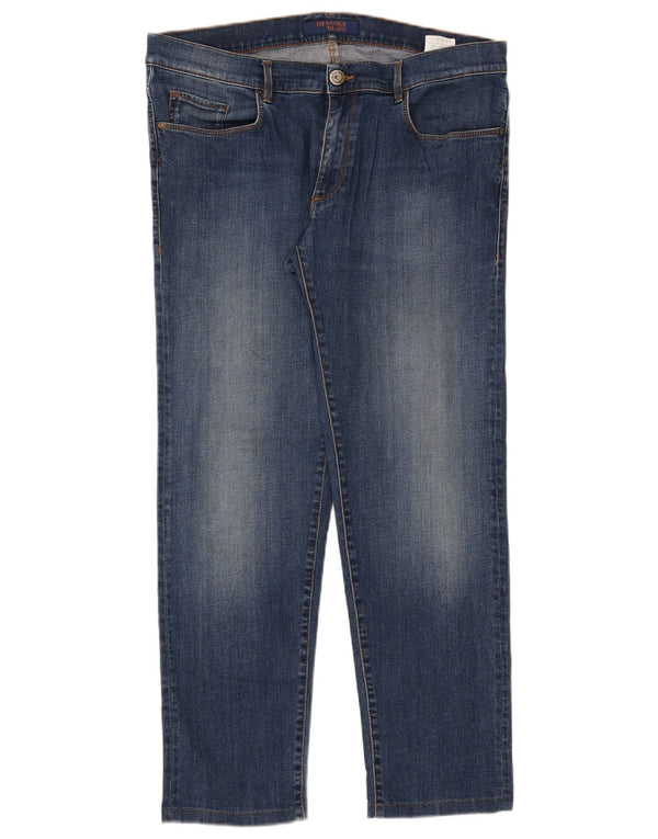 Trussardi Mens Slim Jeans IT 52 XL W36 L29 Blue Cotton