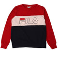 FILA Womens Sweatshirt Jumper UK 10 Small Multicoloured Colourblock