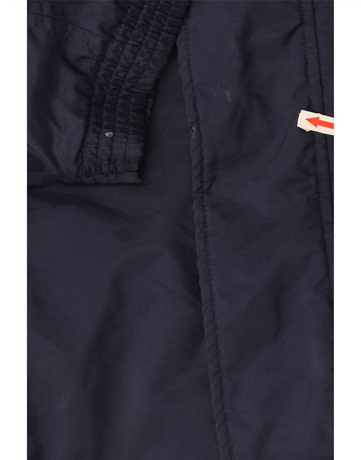 Champion Mens Windbreaker Jacket UK 38 Medium Navy Blue Polyamide