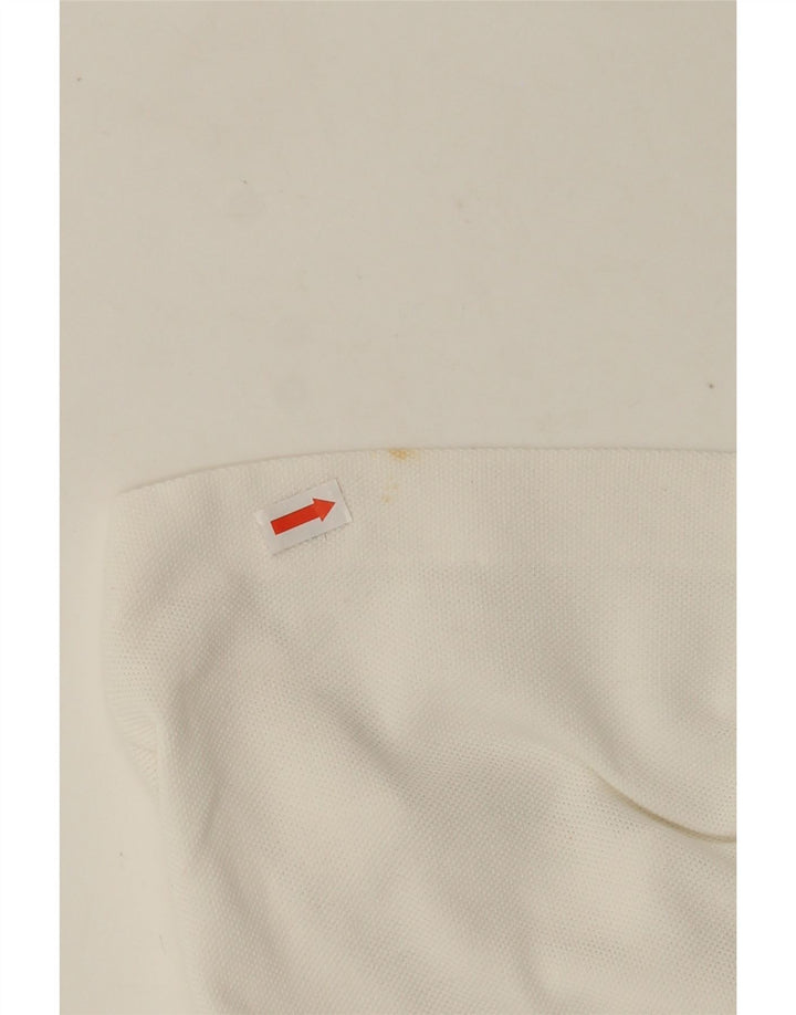 LACOSTE Mens Polo Shirt Size 5 Large Beige