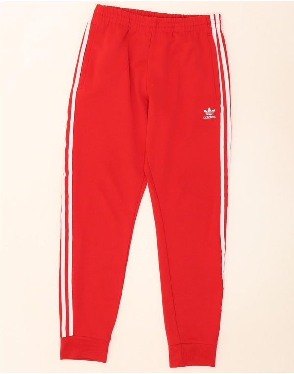 Adidas Mens Aeroready Tracksuit Trousers Joggers Medium Red Polyester