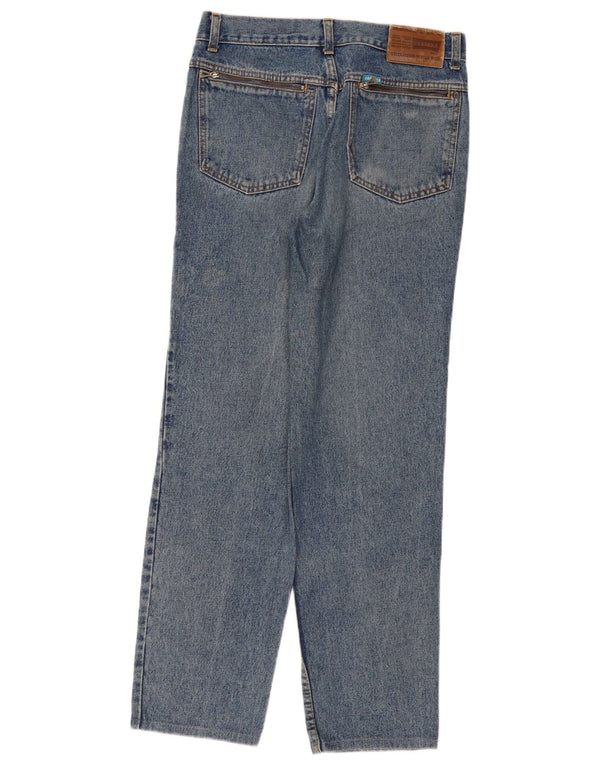 Carrera Mens Straight Jeans W32 L30 Blue Cotton