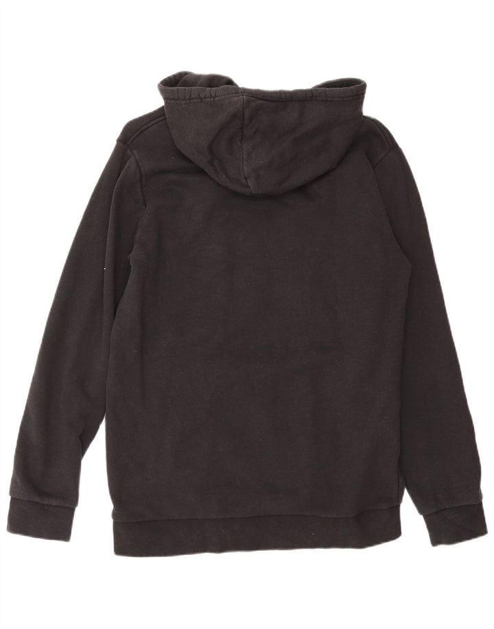 Adidas Mens Graphic Hoodie Jumper Medium Black Cotton