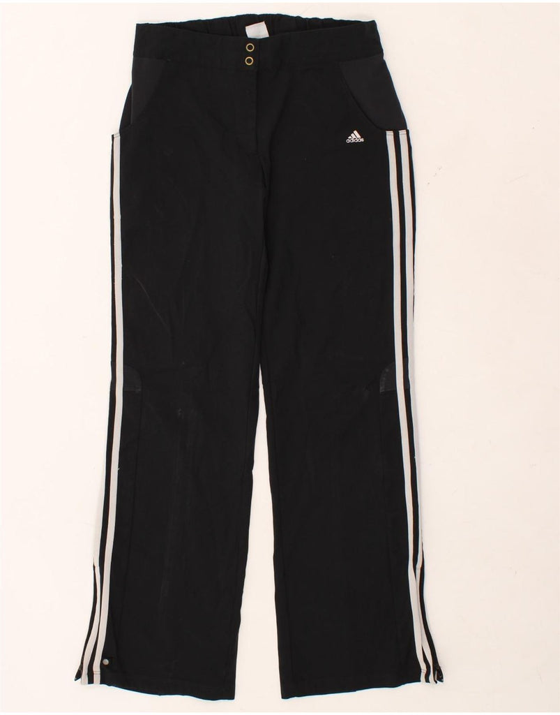 ADIDAS Womens Climacool Tracksuit Trousers UK 12 Medium Black Polyester Vintage Adidas and Second-Hand Adidas from Messina Hembry 