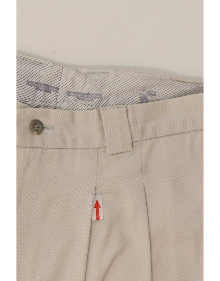 Levi's Mens Pegged Chino Trousers W32 L30 Off White Cotton