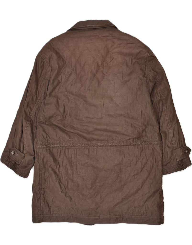 TRUSSARDI Mens Windbreaker Jacket UK 42 XL Brown | Vintage | Thrift | Second-Hand | Used Clothing | Messina Hembry 