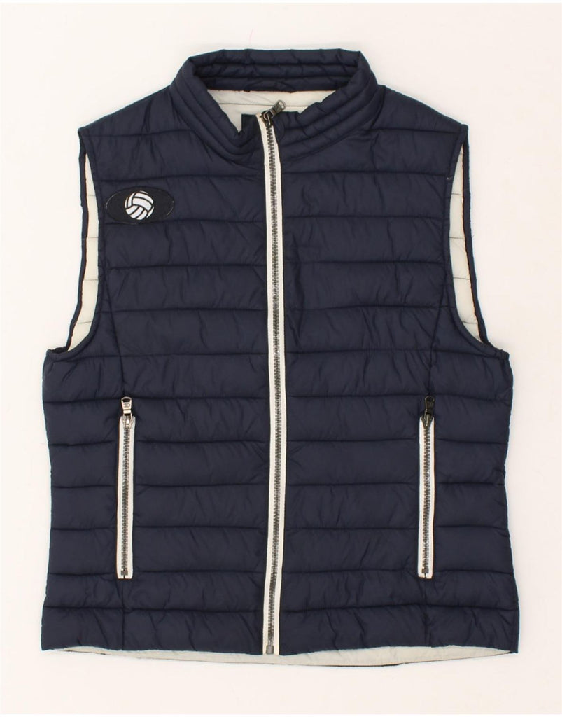 CHAMPION Boys Padded Gilet 11-12 Years Large Navy Blue Polyamide | Vintage Champion | Thrift | Second-Hand Champion | Used Clothing | Messina Hembry 