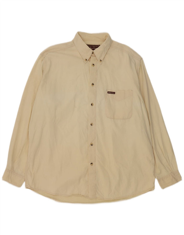 Marlboro Classics Mens Shirt XL Yellow