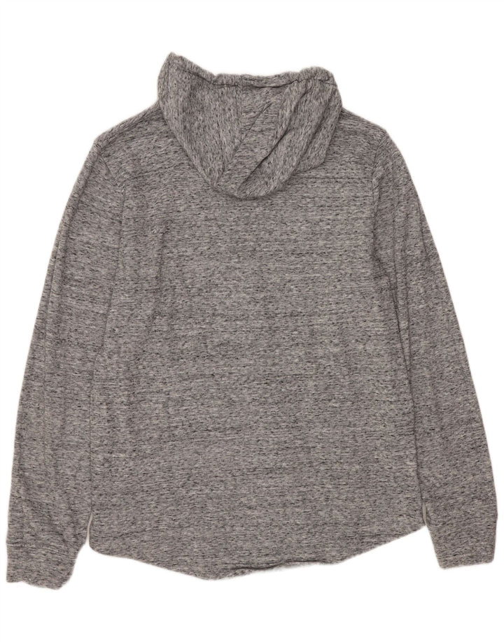 Under Armour Mens Graphic Hoodie Jumper Medium Grey Flecked Cotton