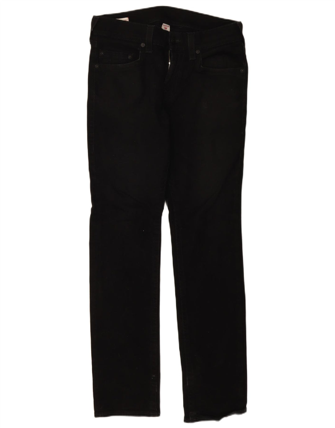 True Religion Mens Slim Jeans W32 L32 Black Cotton