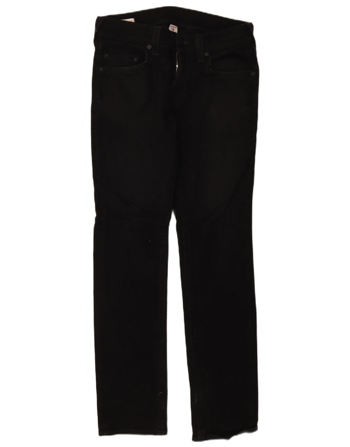 True Religion Mens Slim Jeans W32 L32 Black Cotton