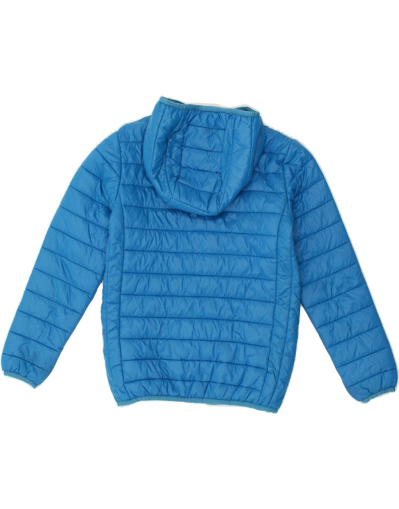 NORTH SAILS Boys Hooded Padded Jacket 7-8 Years Blue Polyester | Vintage North Sails | Thrift | Second-Hand North Sails | Used Clothing | Messina Hembry 