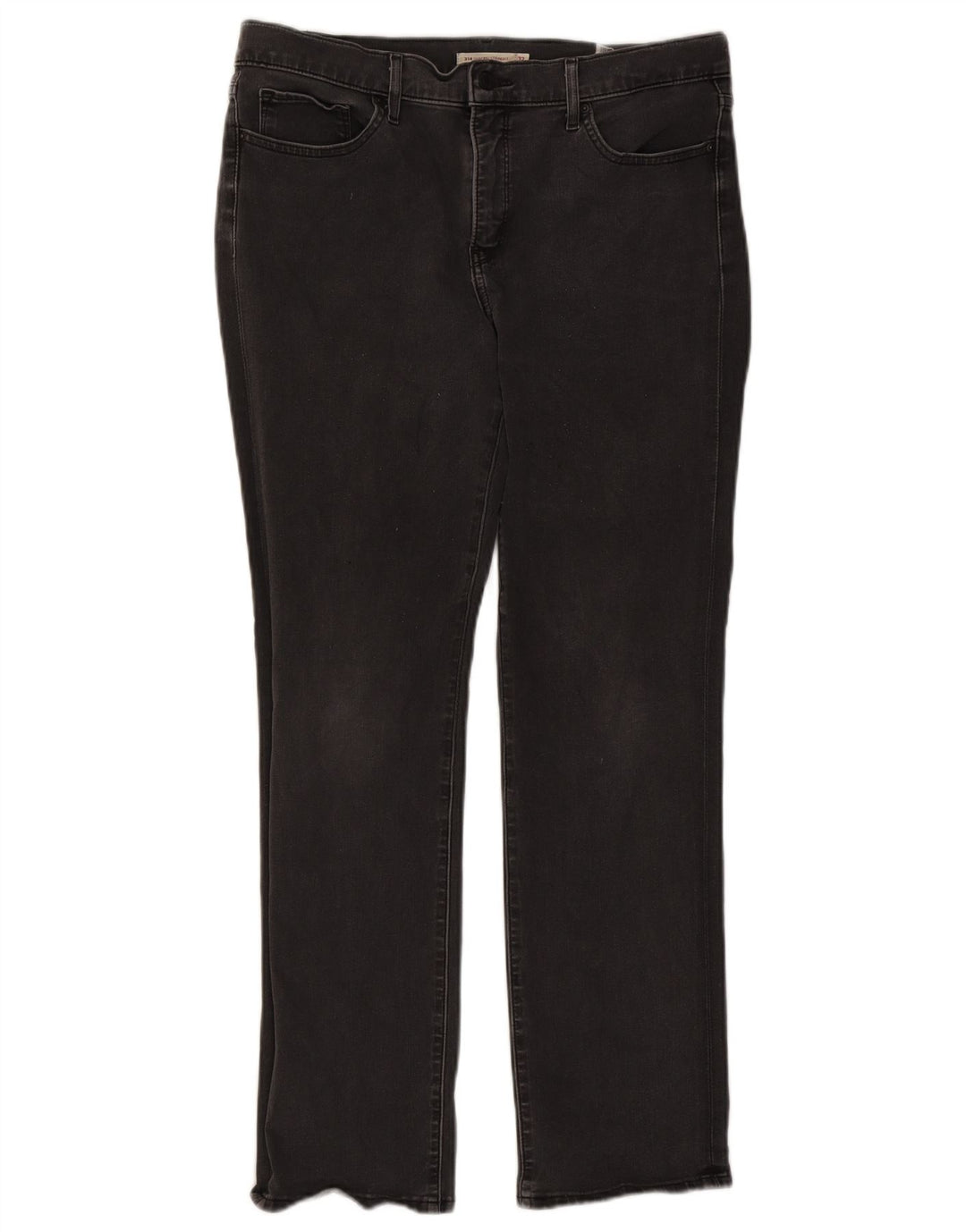 Levi's Womens 314 Shaping Straight Jeans  W32 L30 Black Cotton