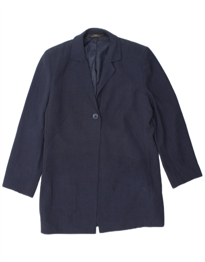 Marks & Spencer Womens St. Michael Blazer Jacket UK 10 Small Navy Blue