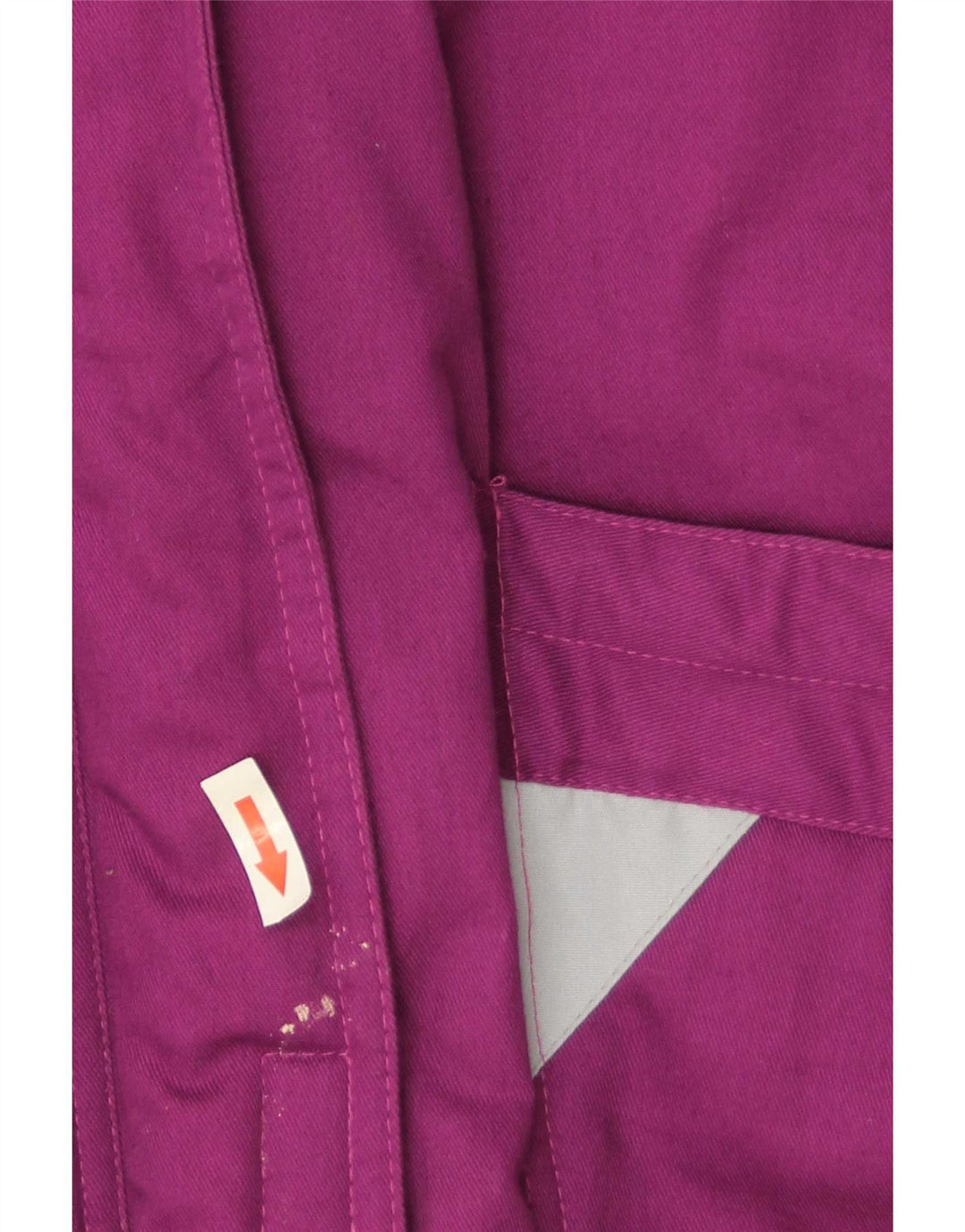 Vintage Womens Windbreaker Coat EU 52 4XL Purple Cotton