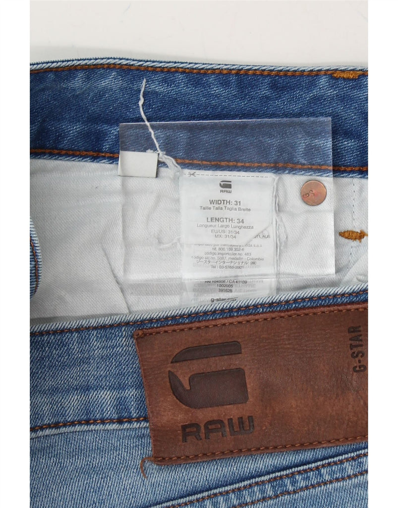 G-STAR Mens 3301 Skinny Jeans W31 L34 Blue Cotton Vintage G-Star and Second-Hand G-Star from Messina Hembry 