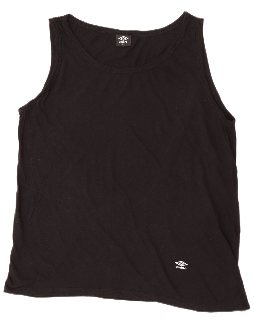Umbro Mens Vest Top 2XL Black Cotton