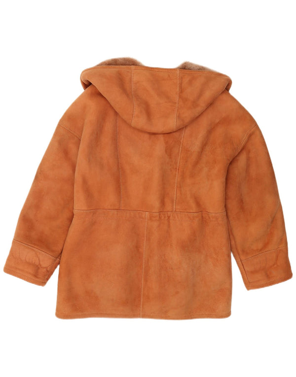 Port Banus Womens Hooded Oversized Jacket IT 42 Medium Orange