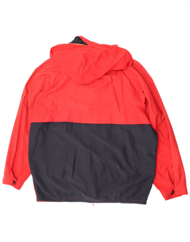 COLMAR Mens Hooded Ski Jacket IT 54 XL Red Colourblock