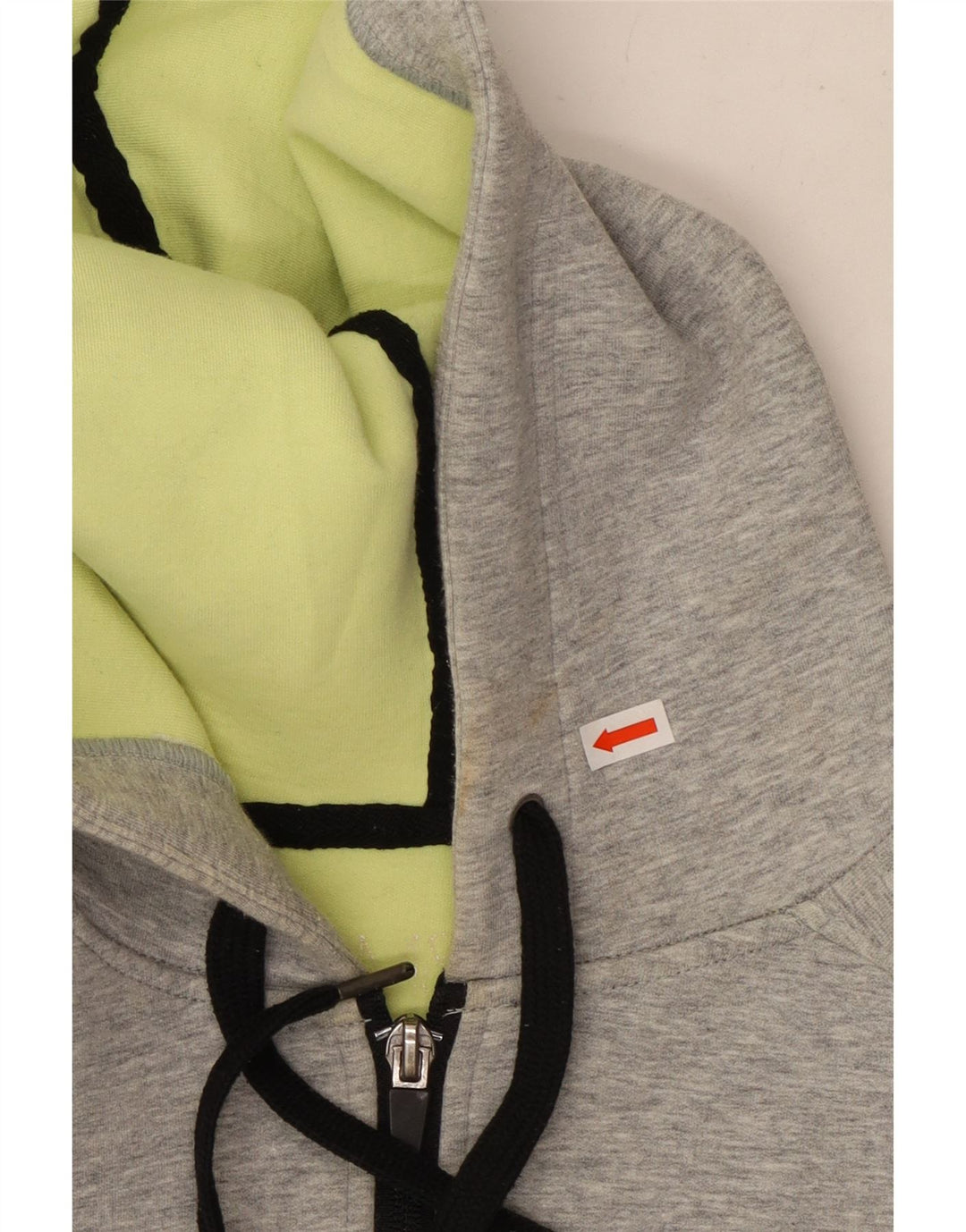 Marks & Spencer Womens Zip Hoodie Sweater UK 12 Medium  Grey Cotton