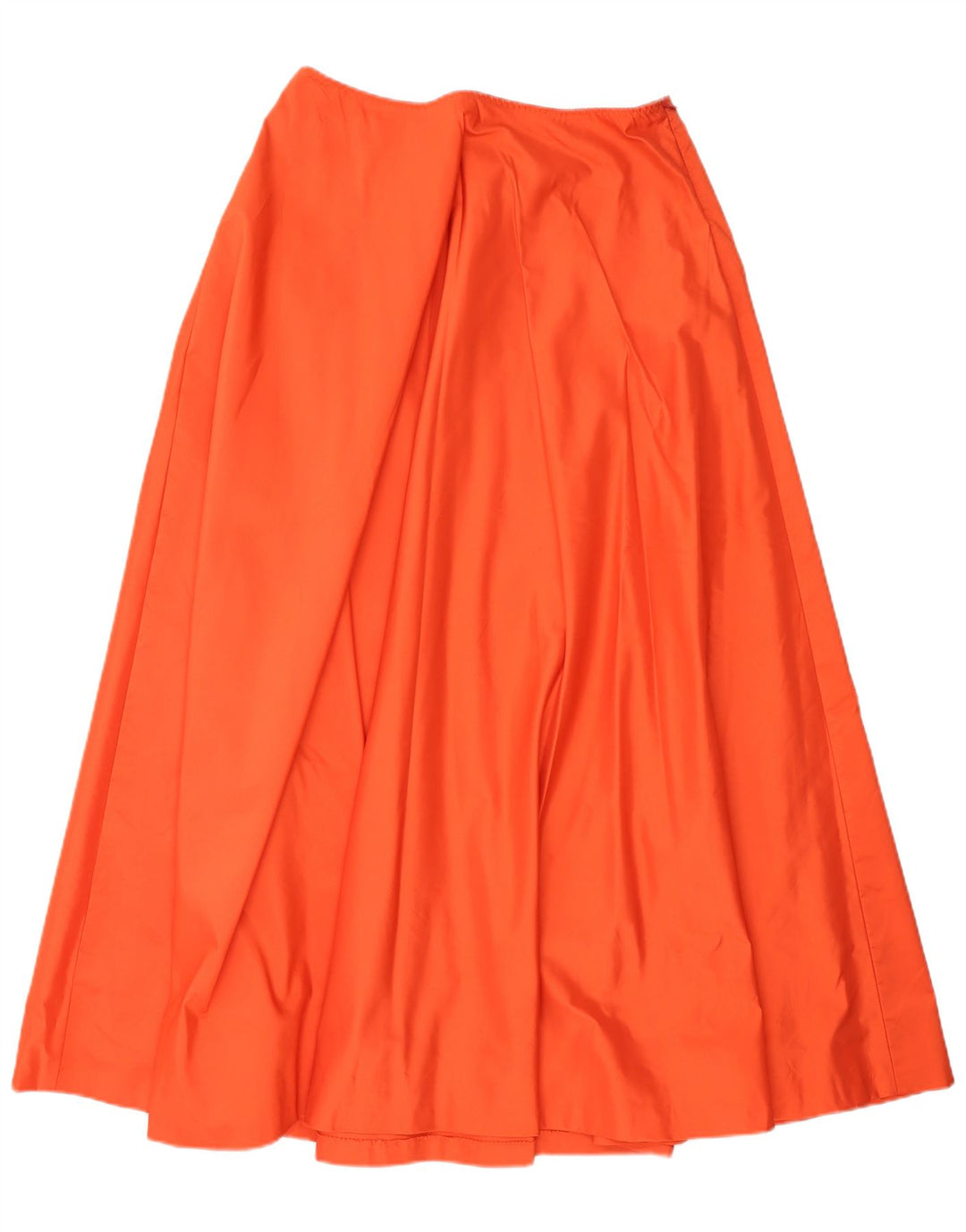 ICEBERG Womens Maxi Skirt IT 42 Medium W28  Orange Polyester