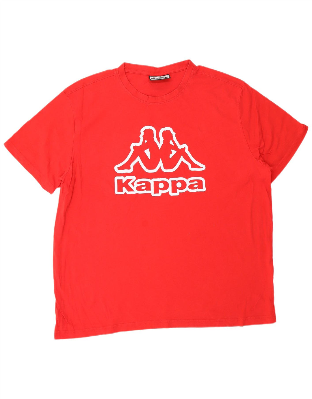 KAPPA Mens Graphic T-Shirt Top 2XL Red
