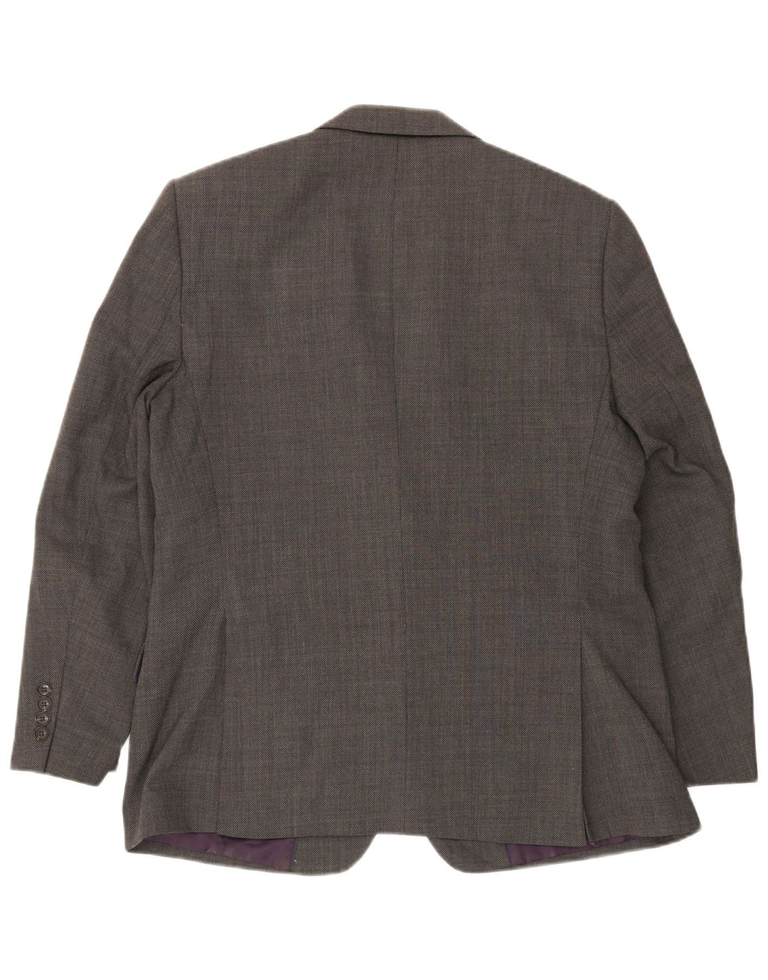 Marks & Spencer Mens 2 Button Regular Fit Blazer Jacket UK 42 Large Grey