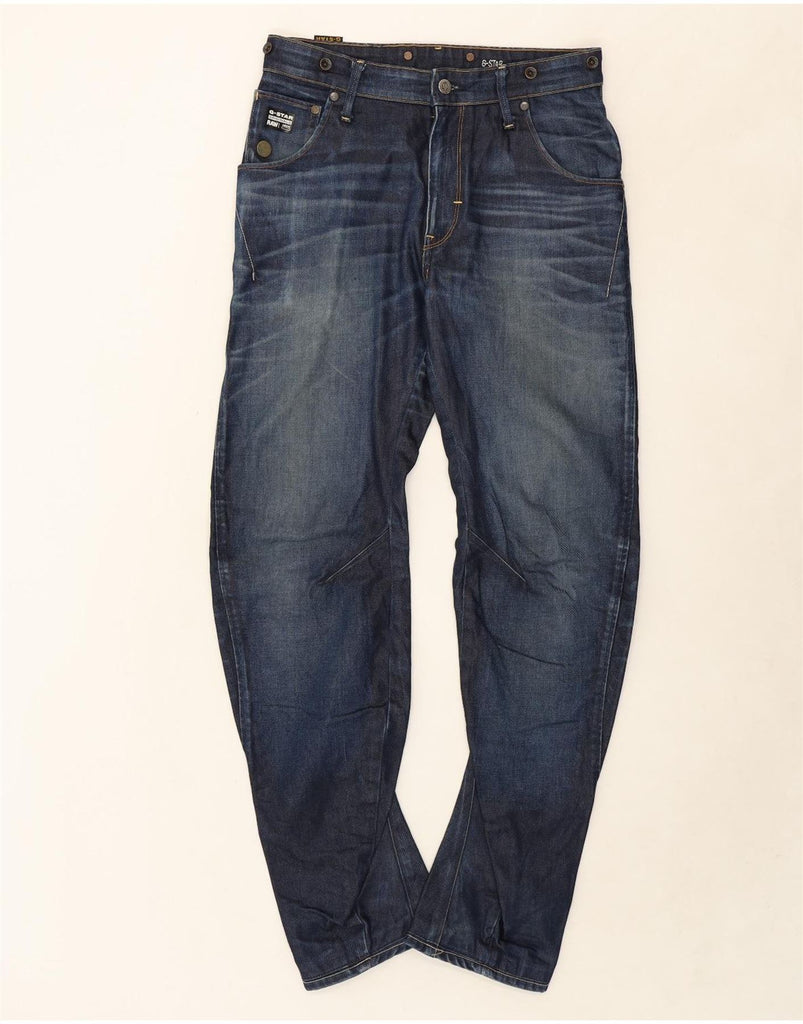 G-STAR Mens Banana Straight Jeans W30 L34 Navy Blue Cotton Vintage G-Star and Second-Hand G-Star from Messina Hembry 