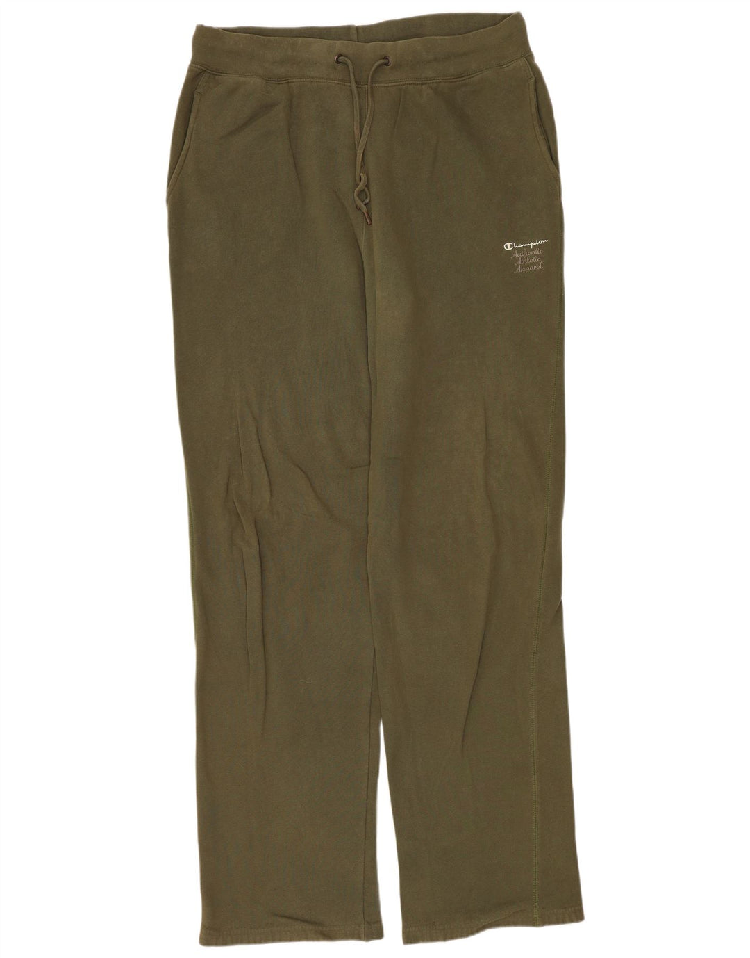 CHAMPION Mens Tracksuit Trousers Large  Khaki Cotton