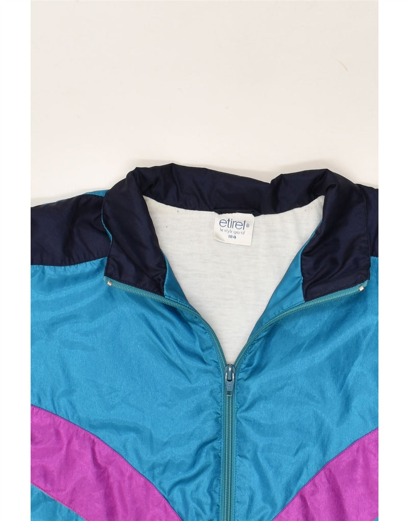 ETIREL Boys Tracksuit Top Jacket 14-15 Years Blue | Vintage Etirel | Thrift | Second-Hand Etirel | Used Clothing | Messina Hembry 