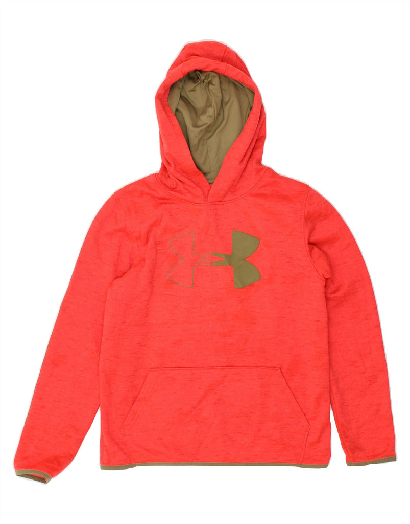 UNDER ARMOUR Boys Tall Graphic Hoodie Jumper 13-14 Years XL Red | Vintage Under Armour | Thrift | Second-Hand Under Armour | Used Clothing | Messina Hembry 