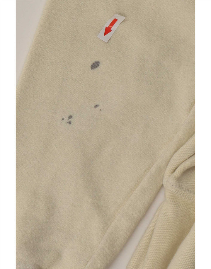 Champion Mens Sweatshirt Jumper XS Off White Cotton