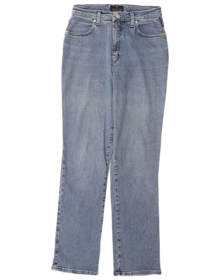 Trussardi Womens Straight Jeans W27 L31  Blue Cotton