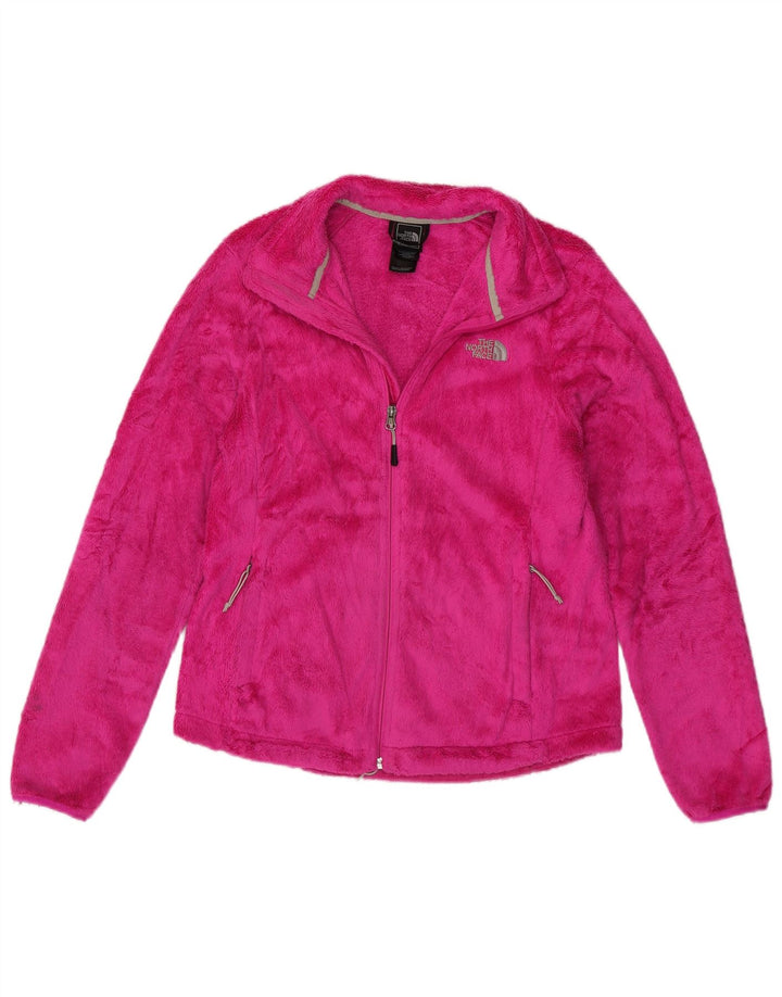 THE NORTH FACE Womens Fleece Jacket UK 14 Medium Pink Polyester