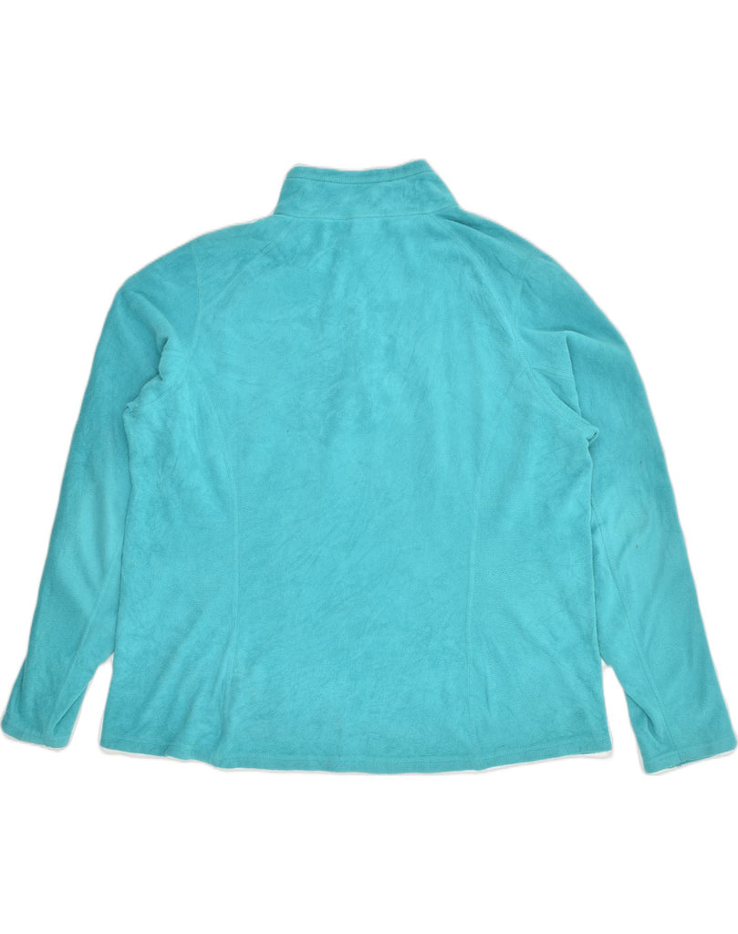 THE NORTH FACE Womens Zip Neck Fleece Jumper UK 18 XL Blue Polyester | Vintage The North Face | Thrift | Second-Hand The North Face | Used Clothing | Messina Hembry 