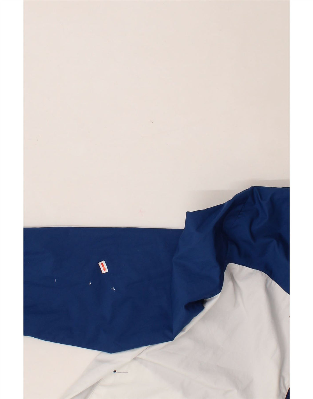 PUMA Mens Hooded Rain Jacket UK 40 Large Navy Blue Colourblock Polyester Vintage Puma and Second-Hand Puma from Messina Hembry 