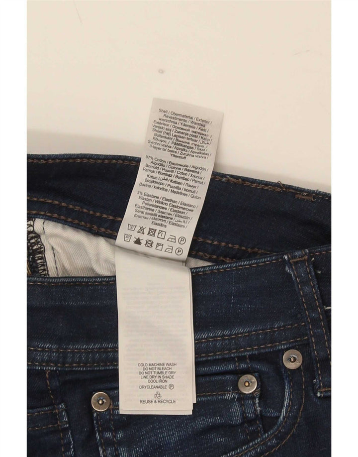 Jack & Jones Mens Tim Slim Jeans W30 L30 Navy Blue Cotton
