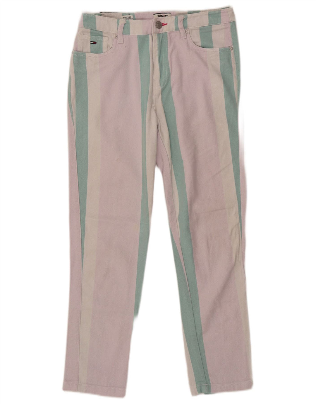 TOMMY HILFIGER Womens Izzy High Rise Cropped Jeans W26 L26 Multicoloured