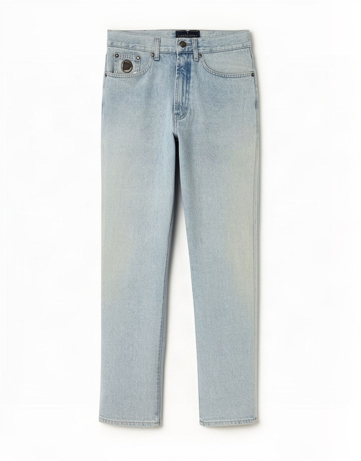 Trussardi Mens Slim Jeans W32 L29 Blue Cotton