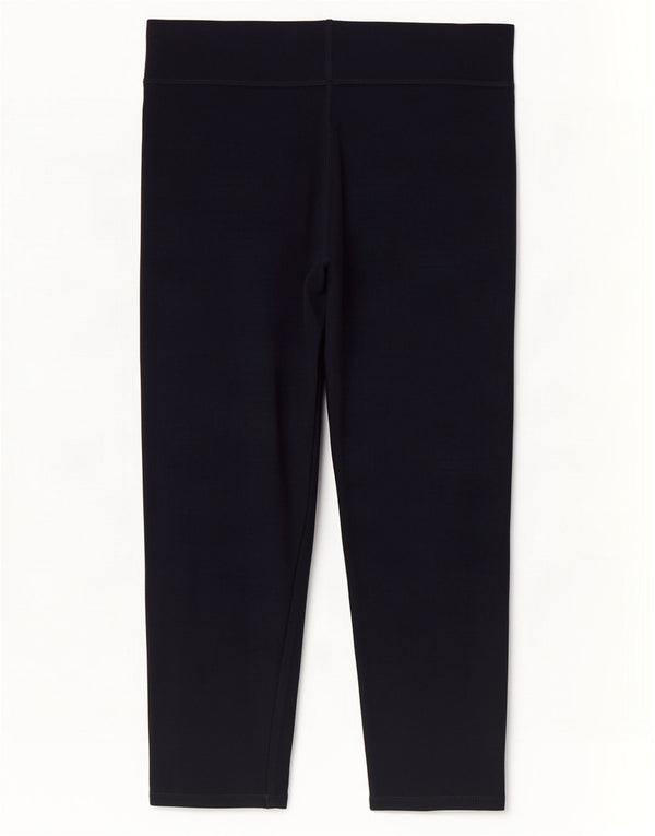 Marks & Spencer Womens Capri Leggings UK 12 Medium Navy Blue Viscose