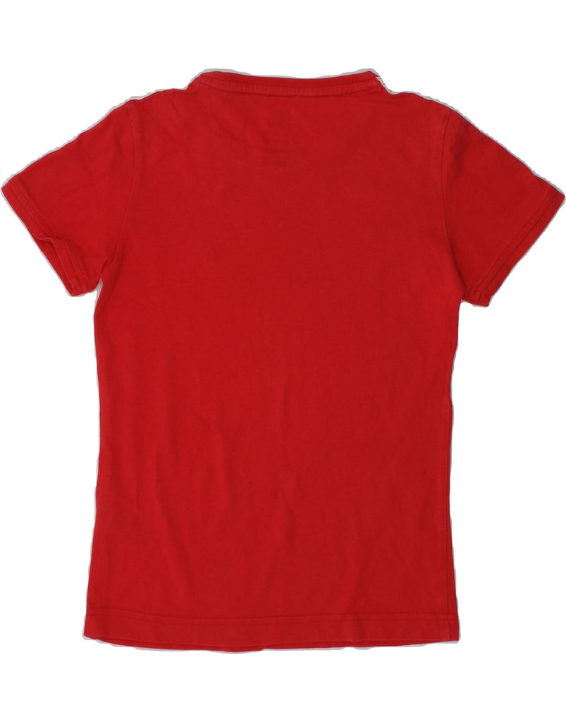 ADIDAS Girls T-Shirt Top 9-10 Years Red Cotton | Vintage Adidas | Thrift | Second-Hand Adidas | Used Clothing | Messina Hembry 