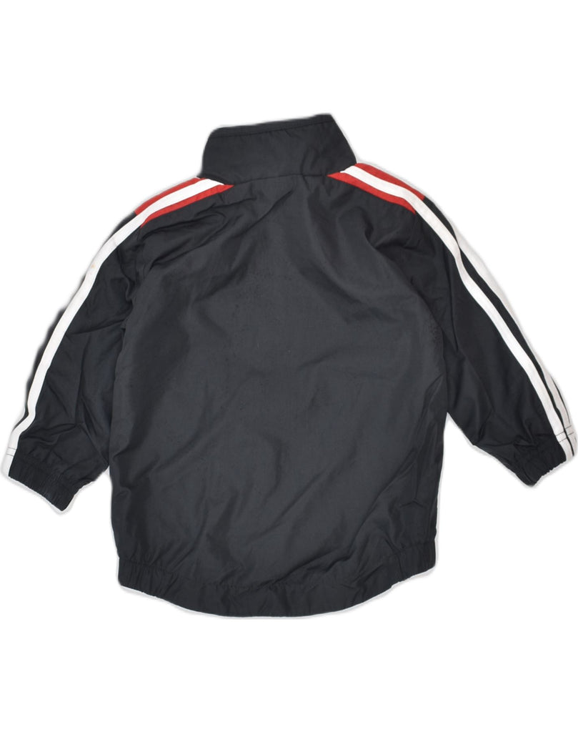 ADIDAS Baby Boys Rain Jacket 6-9 Months Black Polyester | Vintage | Thrift | Second-Hand | Used Clothing | Messina Hembry 