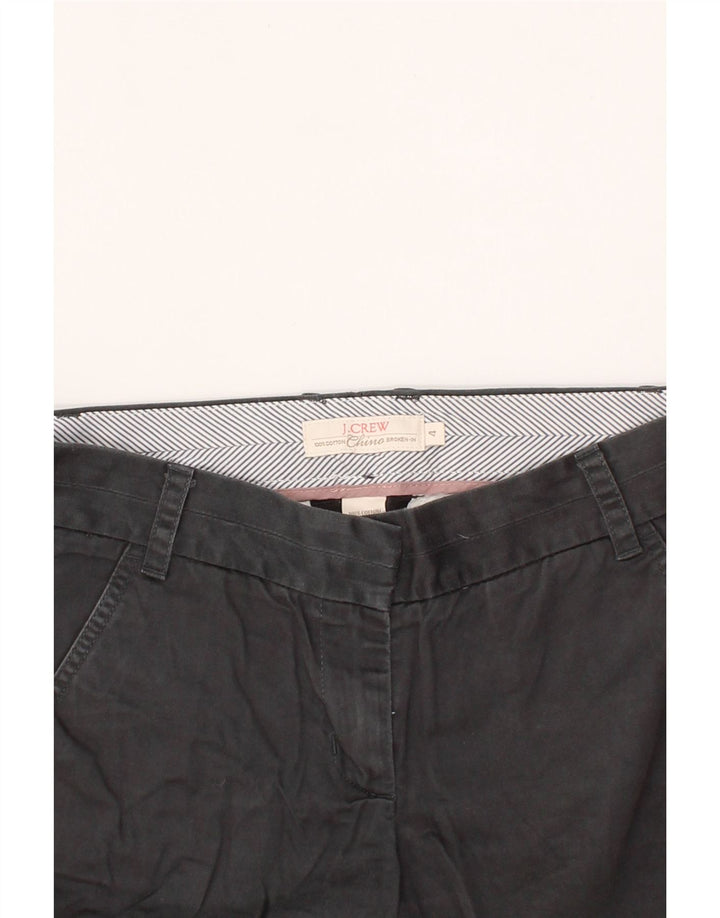 J. CREW Womens Broken In Chino Shorts US 4 Small W30  Black Cotton Vintage J. Crew and Second-Hand J. Crew from Messina Hembry 