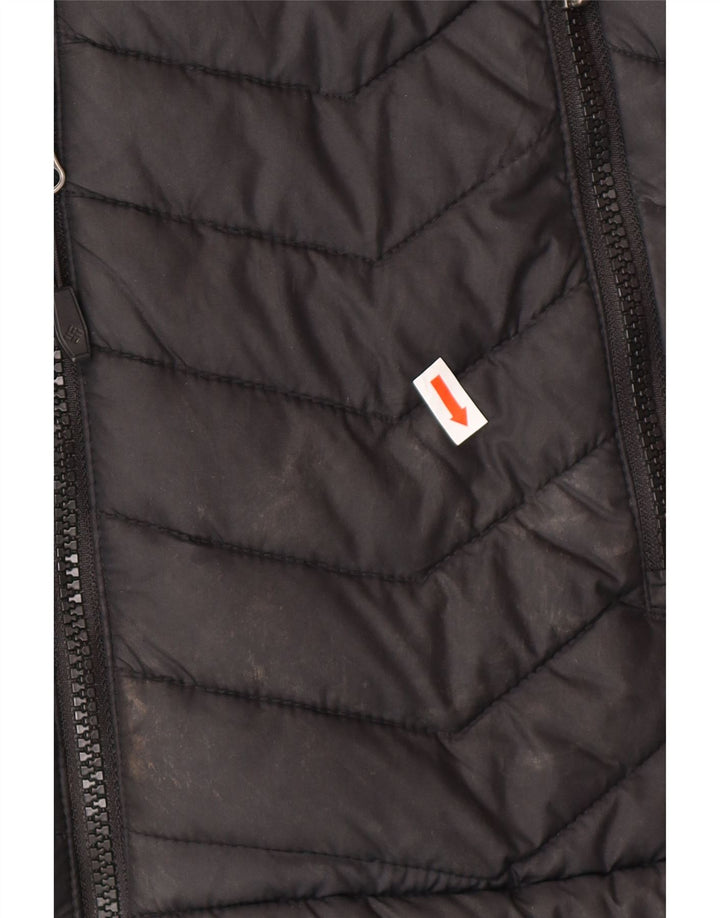 COLUMBIA Womens Omni-Shade Padded Jacket UK 6 XS Black Polyester