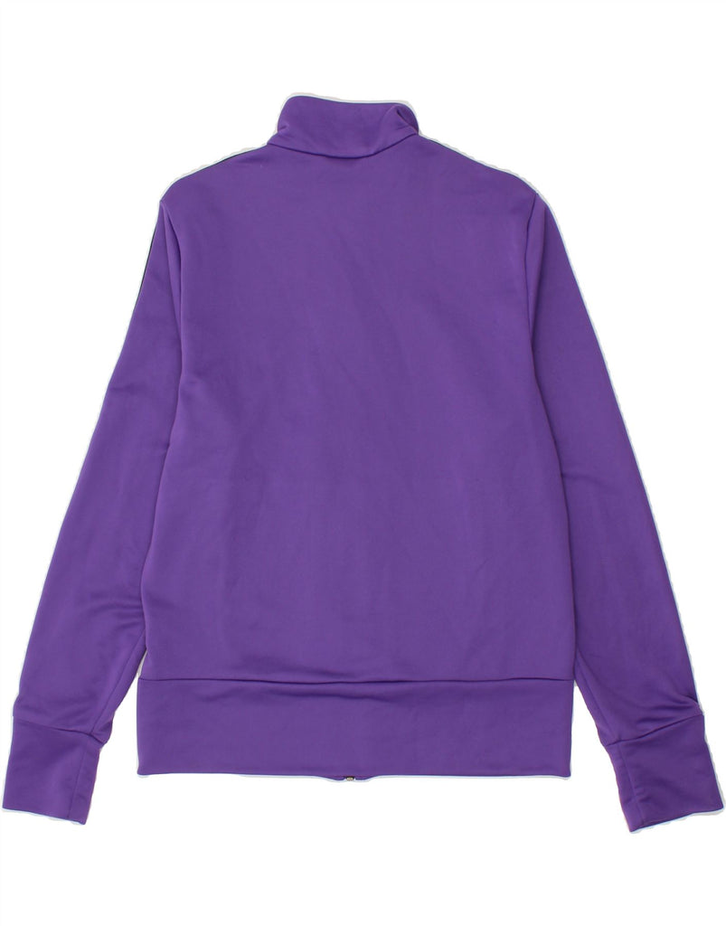 ADIDAS Womens Tracksuit Top Jacket UK 16 Large Purple Polyester | Vintage Adidas | Thrift | Second-Hand Adidas | Used Clothing | Messina Hembry 